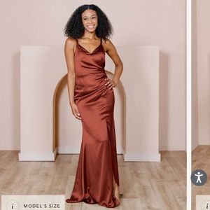 Rory Satin Dress Revelry